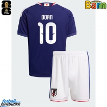 Japan Ritsu Doan #10 Hjemmedraktsett Barn EM 2024 Kortermet (+ Korte bukser)